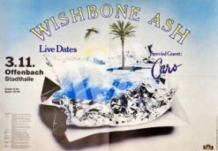Wishbone Ash -Concert Poster- 3.11.1975 Offenbach Stadthalle