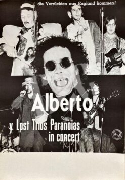 Alberto y Lost Trios Paranoias -Concert Poster Konzert Plakat- Tour 1976?