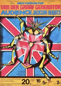 New London Pop: Van Der Graaf Generator & Audience & Jackson Heights -Festival Concert Poster- 20.5.1971 Hamburg Freilichtbühne
