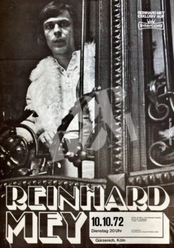 Mey, Reinhard -Konzertplakat- 10.10.1972 Köln Gürzenich