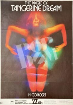 Tangerine Dream -Concert Poster- 27.10.1976 München Zirkus Krone