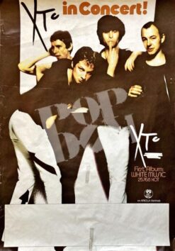 XTC - Concert Promo Poster Plakat First Album: White Music Tour 1978