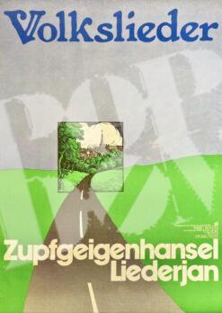 Zupfgeigenhansel & Liederjan -Concert Poster- Tour 1977