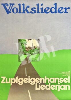Zupfgeigenhansel & Liederjahn -Concert Poster- Tour 1977