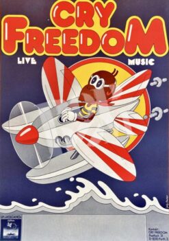 Cry Freedom -Concert Poster- 1976 Tour