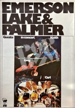 Emerson, Lake & Palmer -Concert Poster- Tour 1973