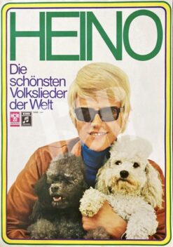 Heino Konzert - Plakat Poster Die schönsten Volkslieder der Welt- 1972