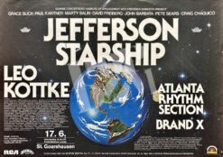 Jefferson Starship (Airplaine) & Brand X  -Concert Poster- 17.6.1978 Loreley