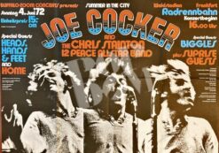 Cocker, Joe & Home -Concert Poster- 4.6.1972 Frankfurt Waldstadion