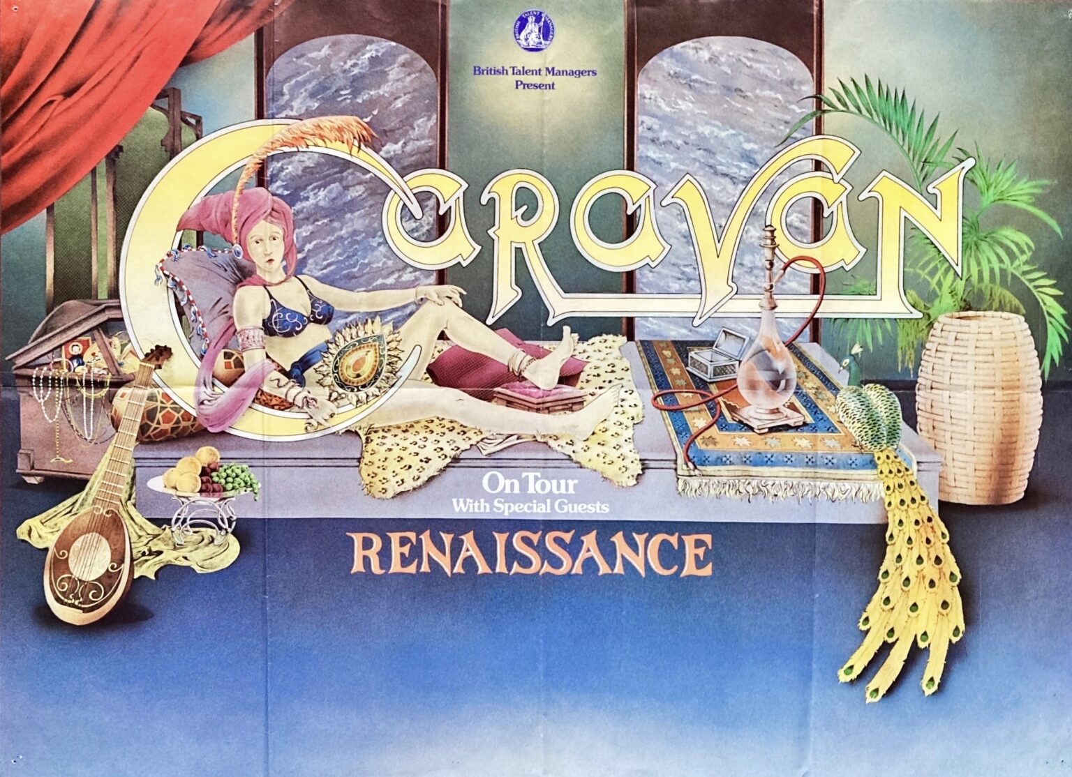 Caravan & Renaissance -Concert Poster- 1970s Tour ⋆ Popdom