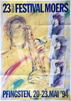 23. Jazz Festival Moers: The Ex, Moondog -Concert Poster-20.-23.5.1994