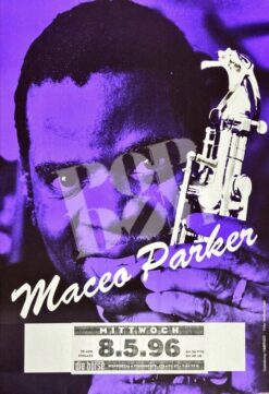 Parker, Maceo -Concert Poster- Konzertplakat 8.5.1996 Wuppertal