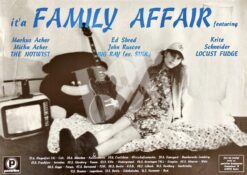 Family Affair: Notwist, Big Ray (ex Sink), Locust Fudge -Concert Poster- Tour 1993