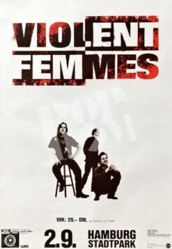 Violent Femmes - Konzertplakat Concert Poster 2.9.1994 Hamburg