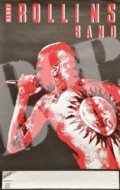 Henry Rollins Band - Konzertplakat Concert Poster 1991 Tour