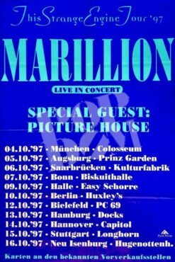 Marillion, Picture House -Konzert Plakat Concert Poster- 4.10.1997 München Colosseum