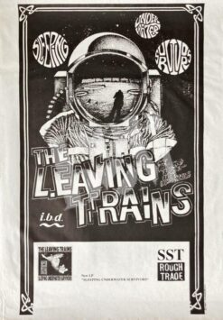 The Leaving Trains - Konzertplakat concert poster 1990 Tour