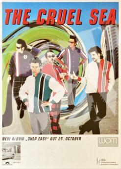 Cruel Sea - Concertposter Konzertplakat 1998 Over Easy Tour