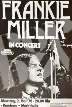 Frankie Miller - concert poster Konzertplakat 2.5.1978 Hamburg