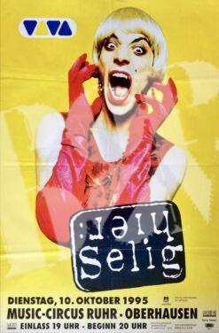 Selig - Konzert Plakat Poster 10.10.1995 Oberhausen Musik-Circus
