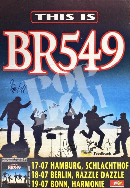 BR549 - Konzertplakat concert poster 17.7.2001 Schlachthof Hamburg hand ...