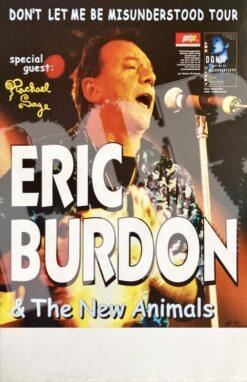Eric Burdon & The New Animals, Rachael Sage - Konzertplakat concert poster 2002 Tour