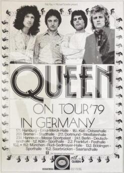 Queen - Konzertplakat concert poster 24.1.1979 Deutschlandhalle Berlin