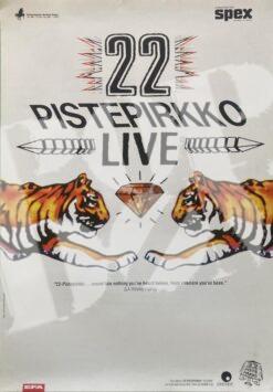 22 Pistepirkko - concert poster promo Konzertplakat 1998 Tour