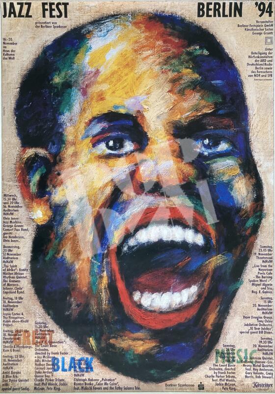 Jimi Jazz Fest Berlin: Count Basie Orchestra - Konzertplakat concert poster 1994