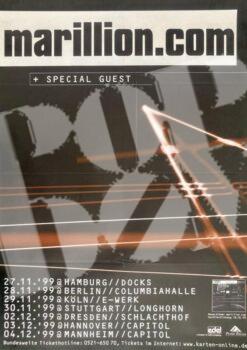 Marillion - Konzertplakat concert poster 30.11.1999 Longhorn Stuttgart