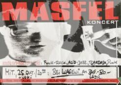 Másfél - concert poster Konzert Tour Plakat 25.10.2000 Wageni Bochum