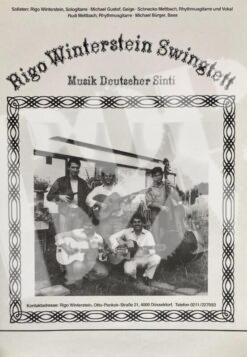 Rigo Winterstein Swingtett - Konzertplakat concert poster 1985? Tour