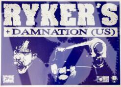 Ryker´s, Damnation - Konzertplakat concert poster 1995 Tour
