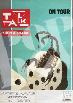 Talk Talk - Konzertplakat Promo concert poster 1984 Such a Shame Tour