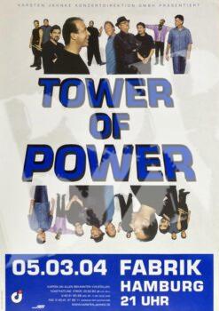Tower of Power - Konzertplakat concert poster 5.3.2004 Fabrik Hamburg
