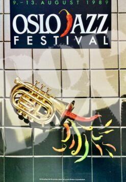 Oslo Jazz Festival: Buddy Guy, Junior Wells - concert poster Konzert Plakat 9.-13.8.1989