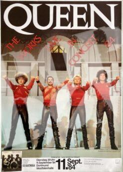 Queen - Konzertplakat concert poster 11.9.1984 Westfalenhalle Dortmund