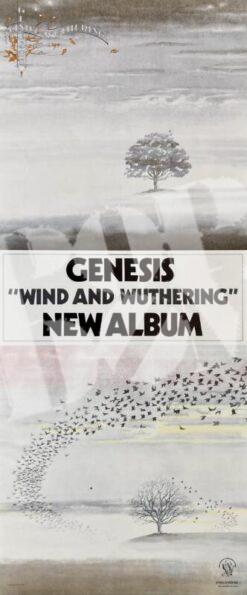 Genesis - Promotional Poster Werbeplakat- Wind and Wuthering 1976
