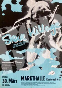 Steve Hillage Band -Gong- Konzertplakat concert poster 30.3.1979 Markthalle Hamburg
